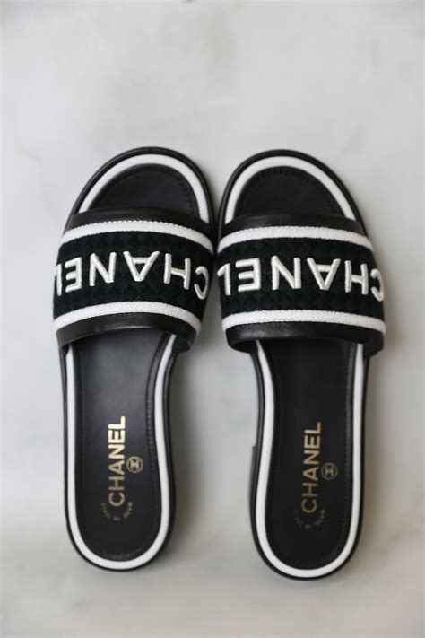 chanel slides 2021|chanel sandals cc logo.